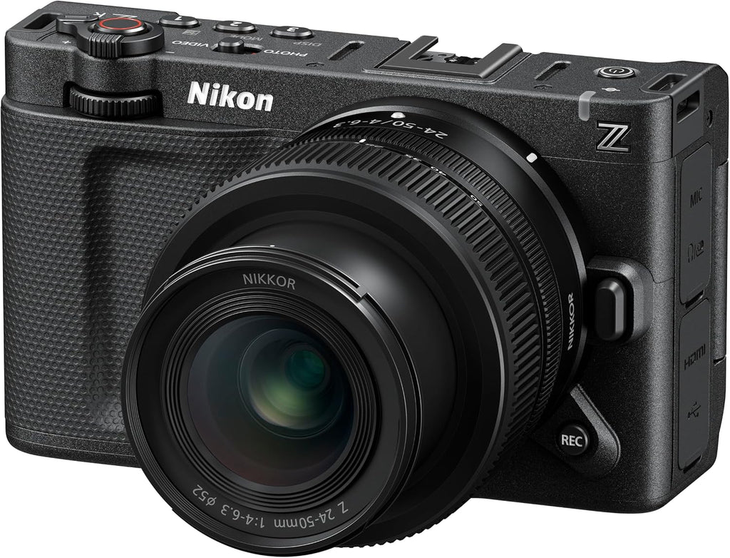 Nikon RED Z Cinema | ZR Cinema Camera | 32-Bit Float Audio RED Color Science 6K Full-Frame Camera Body with 4' DCI-P3 Monitor and 24-50mm Zoom Lens