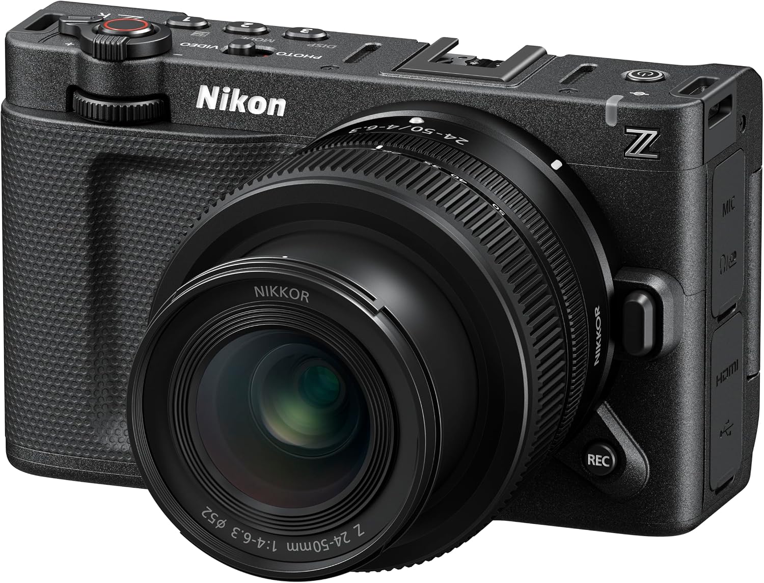 Nikon RED Z Cinema | ZR Cinema Camera | 32-Bit Float Audio RED Color Science 6K Full-Frame Camera Body with 4' DCI-P3 Monitor and 24-50mm Zoom Lens