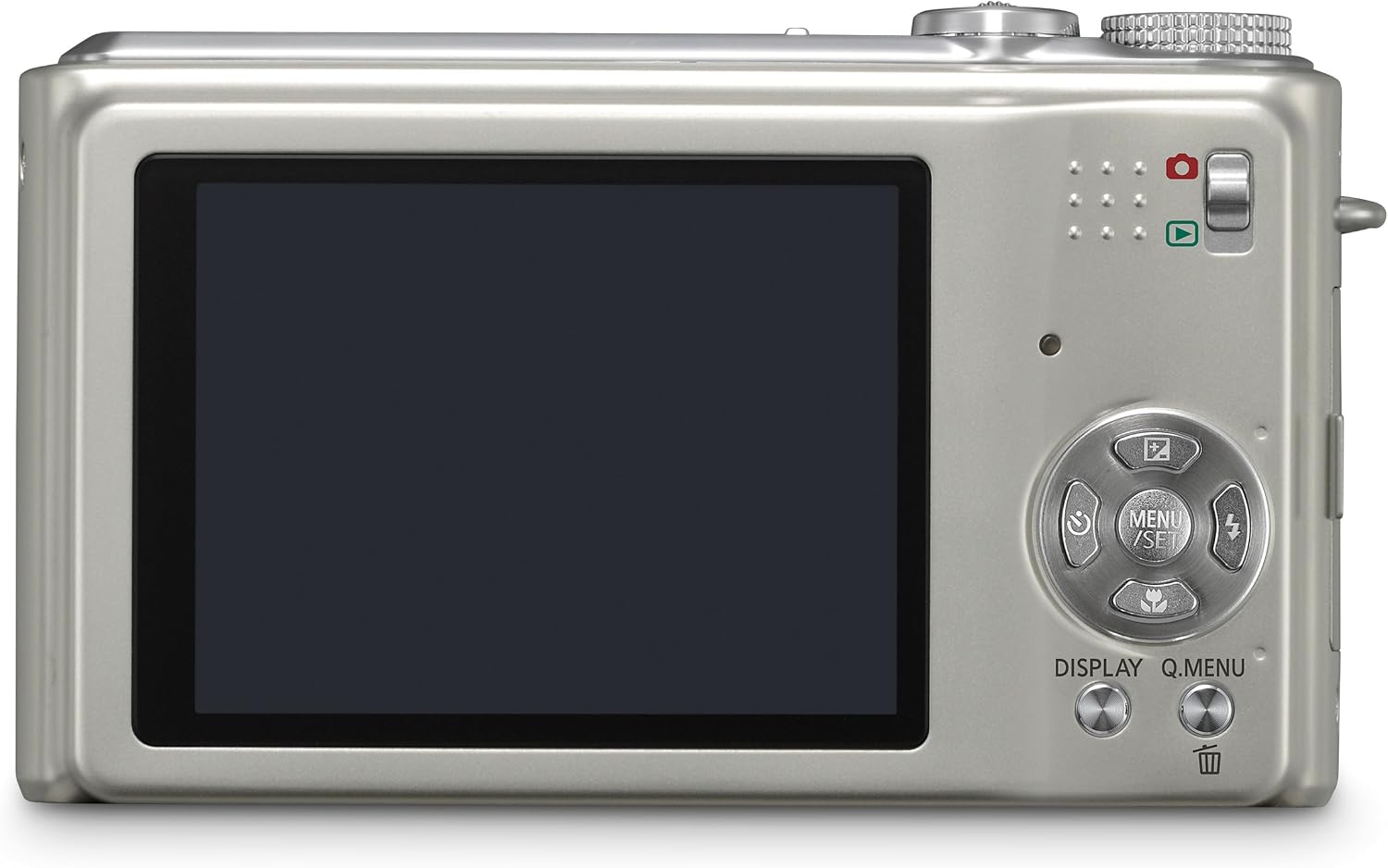 Panasonic Lumix DMC-ZS1 10MP Digital Camera with 12x Wide Angle MEGA Optical Image Stabilized Zoom and 2.7 inch LCD (Silver)