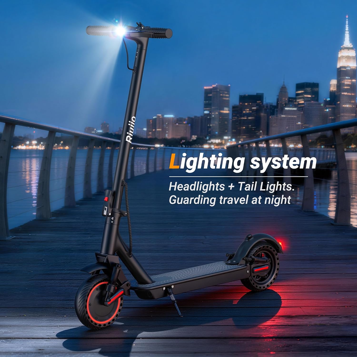 Electric Scooter, 350W-500W Motor, 19 MPH to 22MPH, 15-41 Miles Range, Dual Suspension, Dual Braking, App Control, Foldable Commuter E Scooter for Adults and Teens