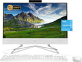 HP 2022 All-in-One Desktop, 21.5' FHD Display, Intel Celeron J4025 Processor, 16GB RAM, 1TB PCIe SSD, Webcam, HDMI, RJ-45, Wired Keyboard&Mouse, WiFi, Windows 11 Home, White