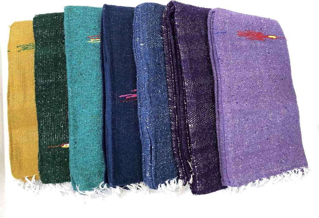 6 Thunderbird Meditation Blanket Wholesale Resale Mexico Throw Yoga Mat Accessory Mexican Weaving Lot000008