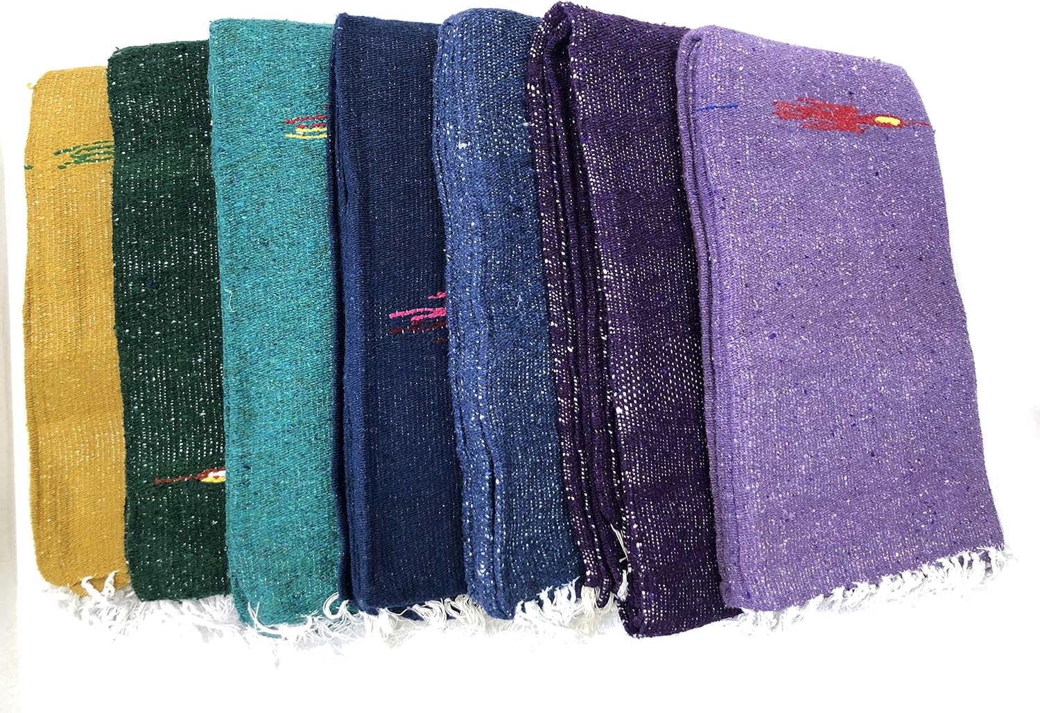6 Thunderbird Meditation Blanket Wholesale Resale Mexico Throw Yoga Mat Accessory Mexican Weaving Lot000008