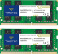 Timetec Premium 32GB KIT (2x16GB) DDR4 2133MHz (PC4-2133P) PC4-17000 SODIMM Laptop RAM – 260-Pin 1.2V CL15 Non-ECC Unbuffered Memory Module for Laptop, Notebook, Mini PC, All-in-One