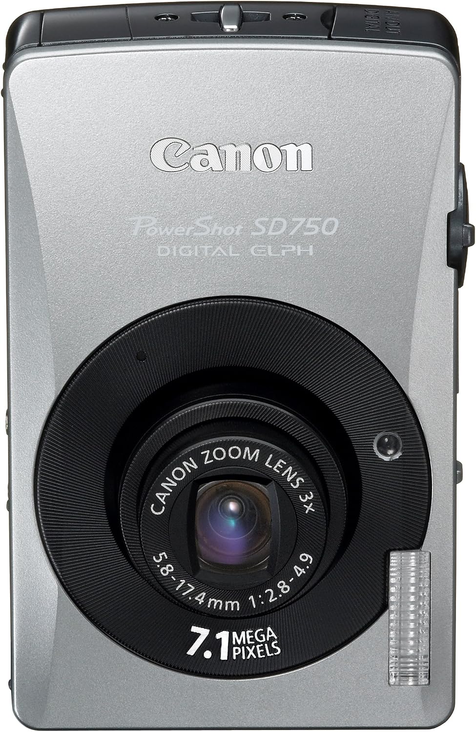 Canon PowerShot SD750 7.1MP Digital Elph Camera with 3x Optical Zoom (Black)