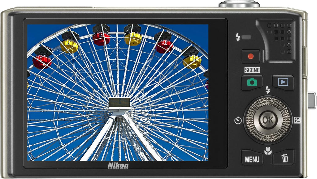 Nikon Coolpix S8000 14 MP Digital Camera with 10x Optical Vibration Reduction (VR) Zoom and 3.0-Inch LCD (Silver)