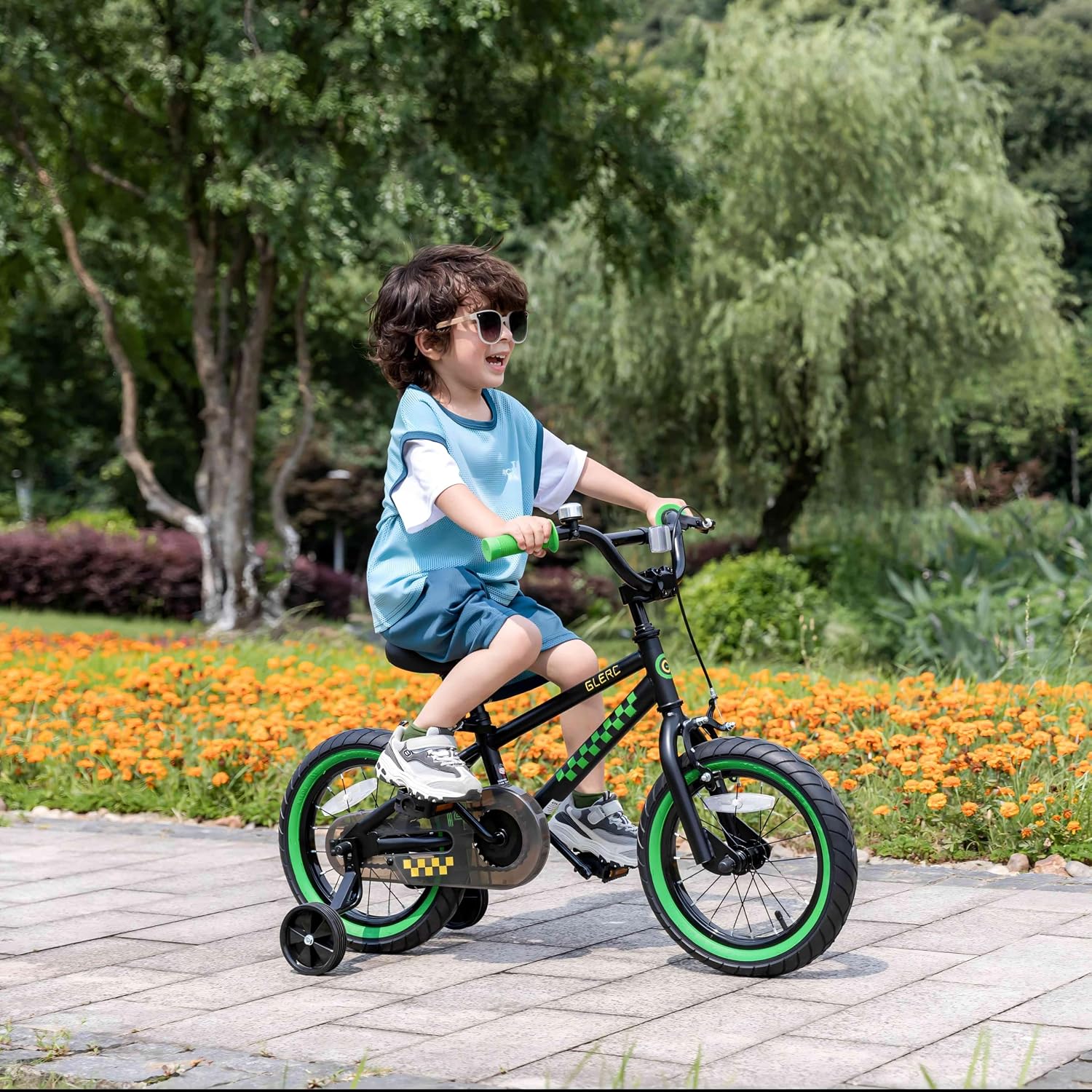 Glerc NuNu 12 14 16 Inch Kids Bike BMX Style for 2-8 Years Old Boys Girls, Toddler Bicycles with Training Wheels & Coaster Brake, Multiple Colors | Toddler Bicycles, Training Wheels, Coaster Brake, Toddler Bicycles, Training Wheels, Coaster Brake