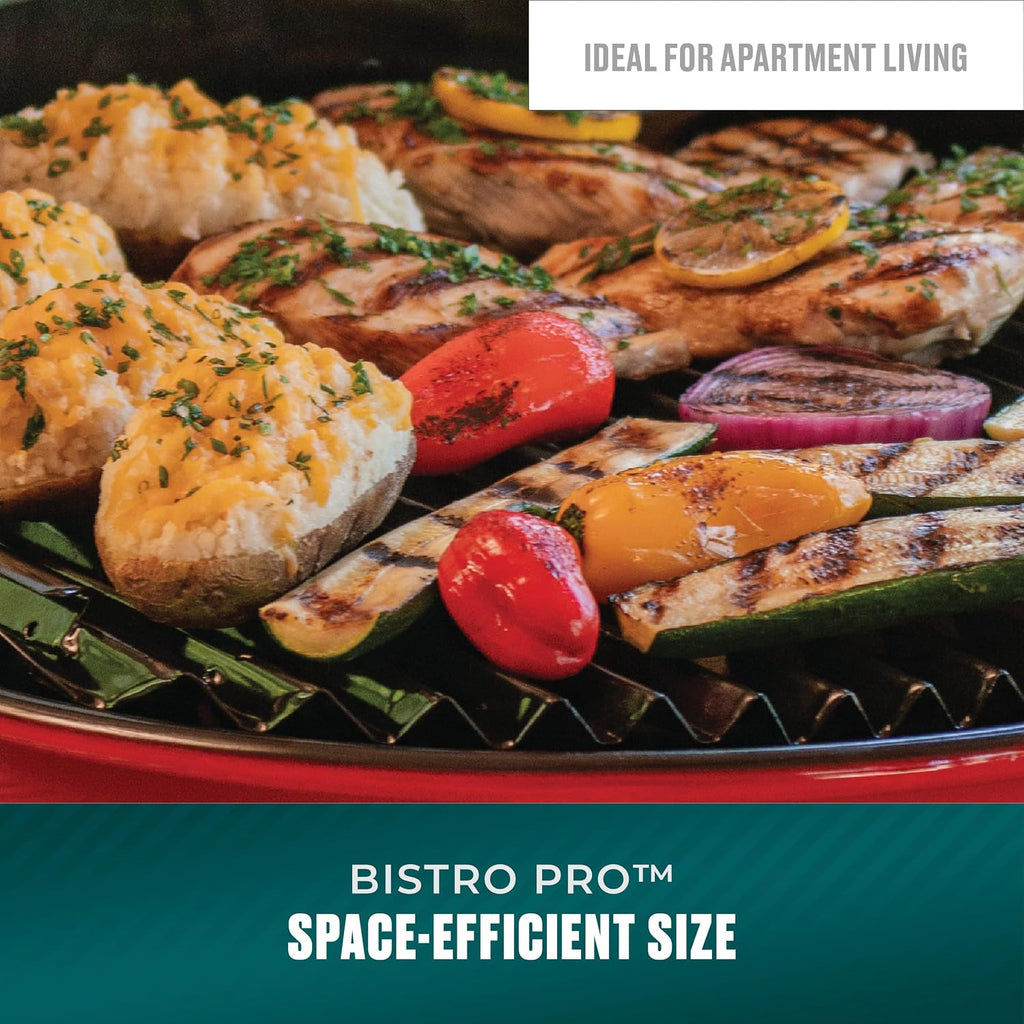 Charbroil Bistro Pro Tabletop Electric Grill, Red - 25302150
