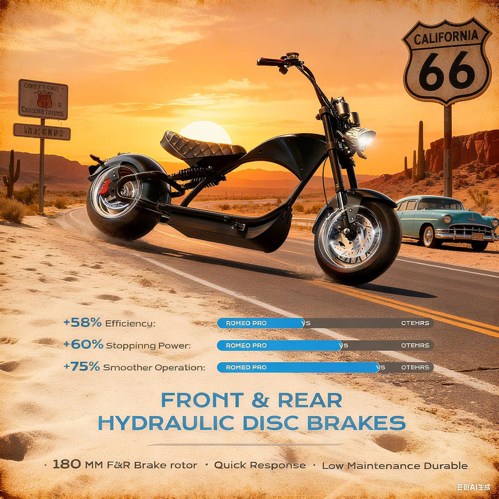 eAhora M1P Electric Motorcycle for Adults, 2000W Motor 37mph, 40+ Miles Range with 60V 30Ah Battery, Full Suspension, Hydraulic Brakes,Street Legal Electric Motorcycle for Commuting