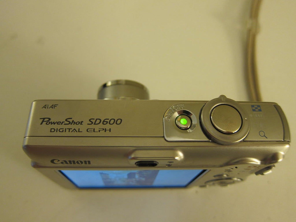 Canon PowerShot SD600 6MP Digital Elph Camera with 3x Optical Zoom (OLD MODEL)