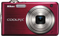 Nikon Coolpix S630 12MP Digital Camera with 7x Optical Vibration Reduction (VR) Zoom and 2.7 inch LCD (Ruby Red)