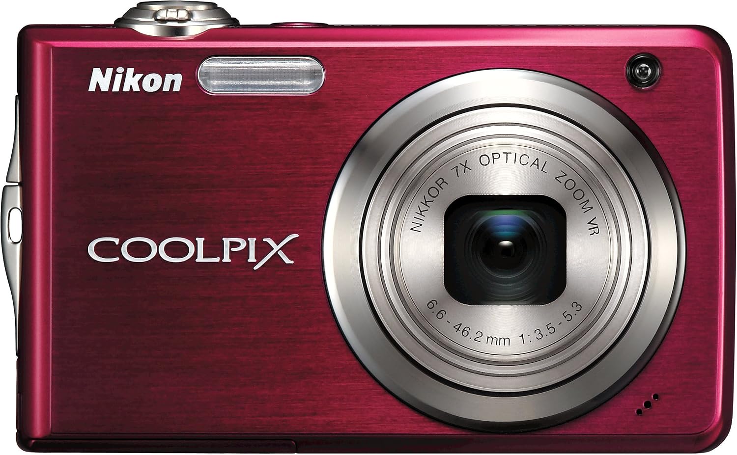 Nikon Coolpix S630 12MP Digital Camera with 7x Optical Vibration Reduction (VR) Zoom and 2.7 inch LCD (Ruby Red)