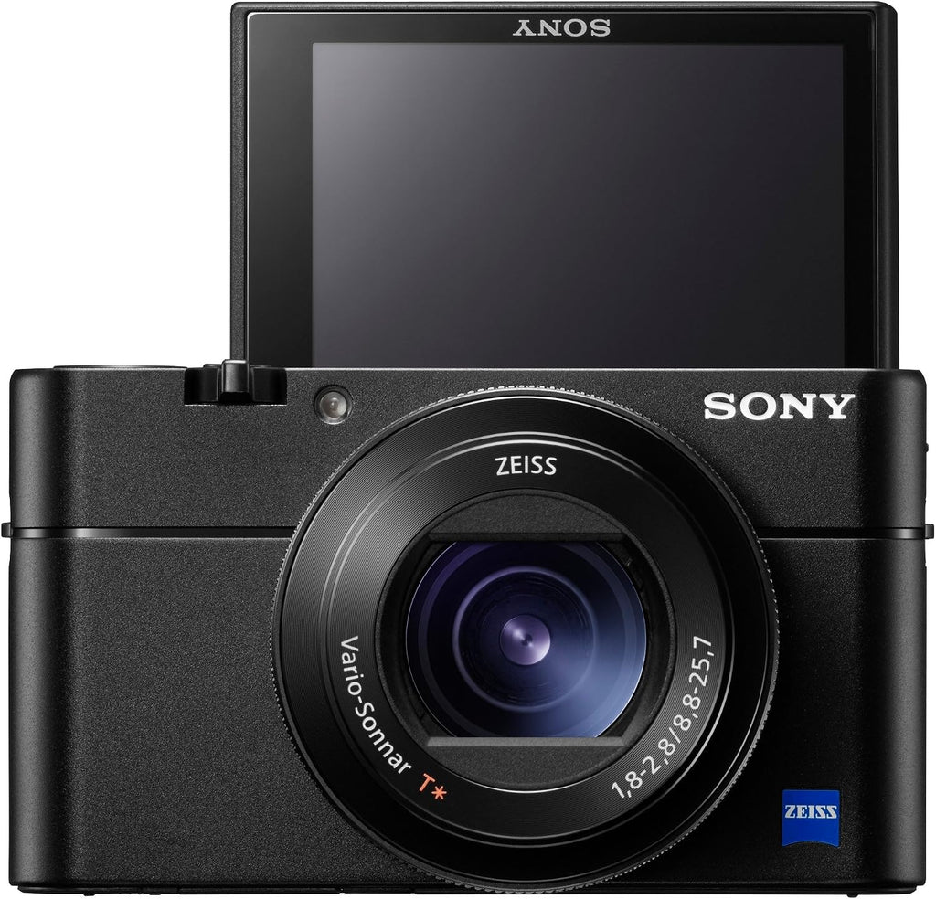 Sony Cyber-Shot DSC-RX100 V 20.1 MP Digital Still Camera with 3' OLED, flip Screen, WiFi, and 1' Sensor DSCRX100M5/B