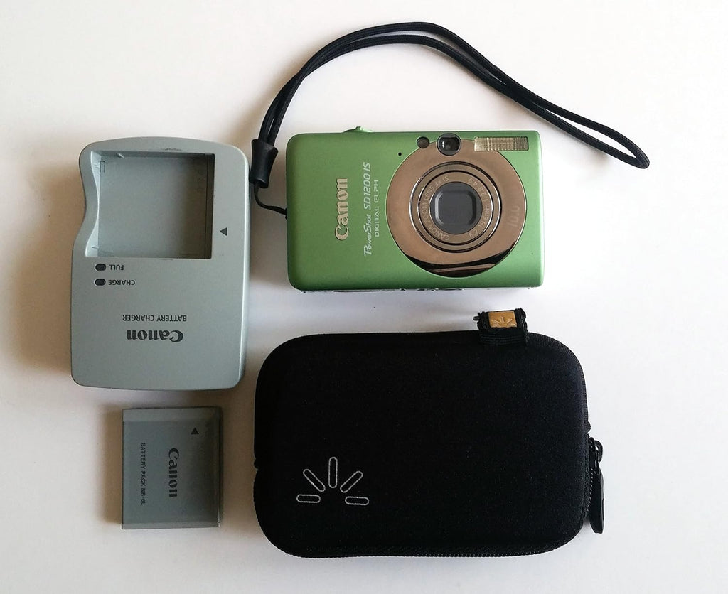 Canon PowerShot SD1200IS 10 MP Digital Camera with 3x Optical Image Stabilized Zoom and 2.5-inch LCD (Green)