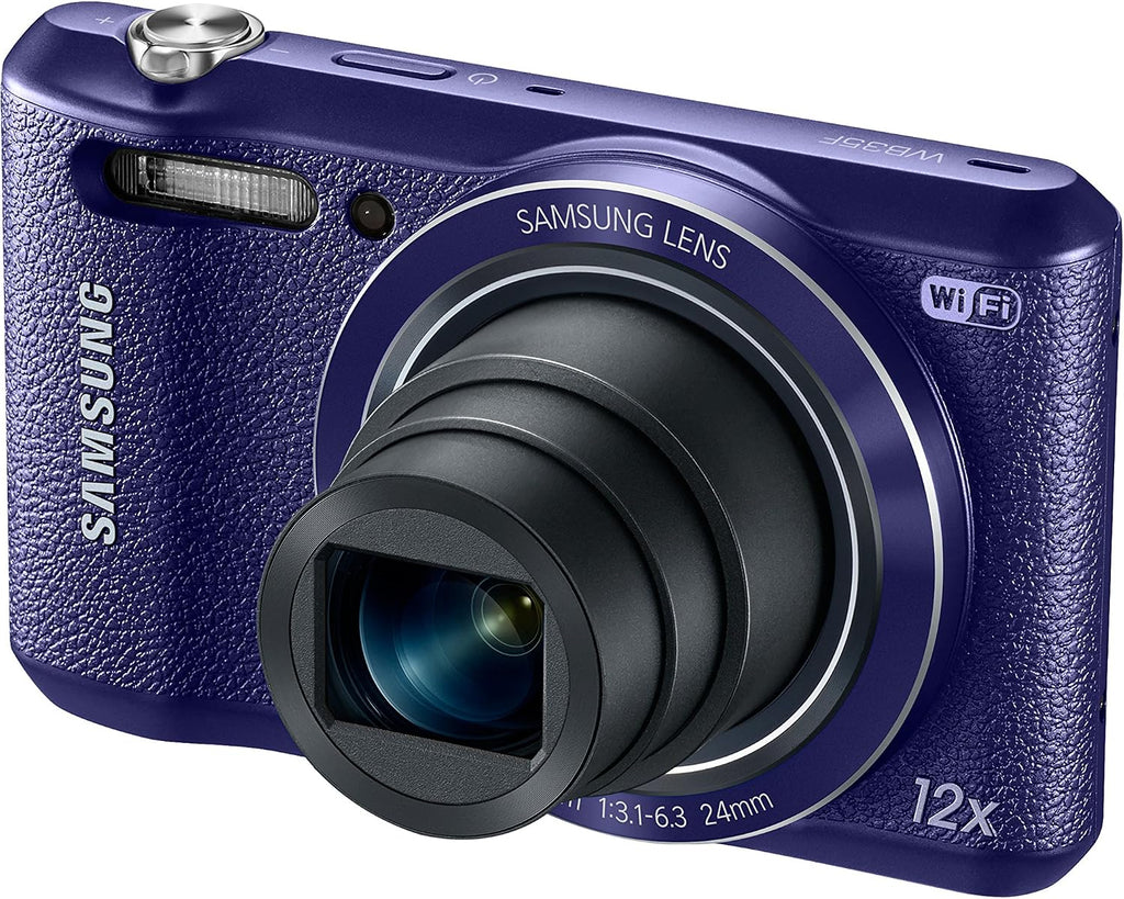 Samsung WB35F 16.2MP Smart WiFi & NFC Digital Camera with 12x Optical Zoom and 2.7' LCD (Plum)