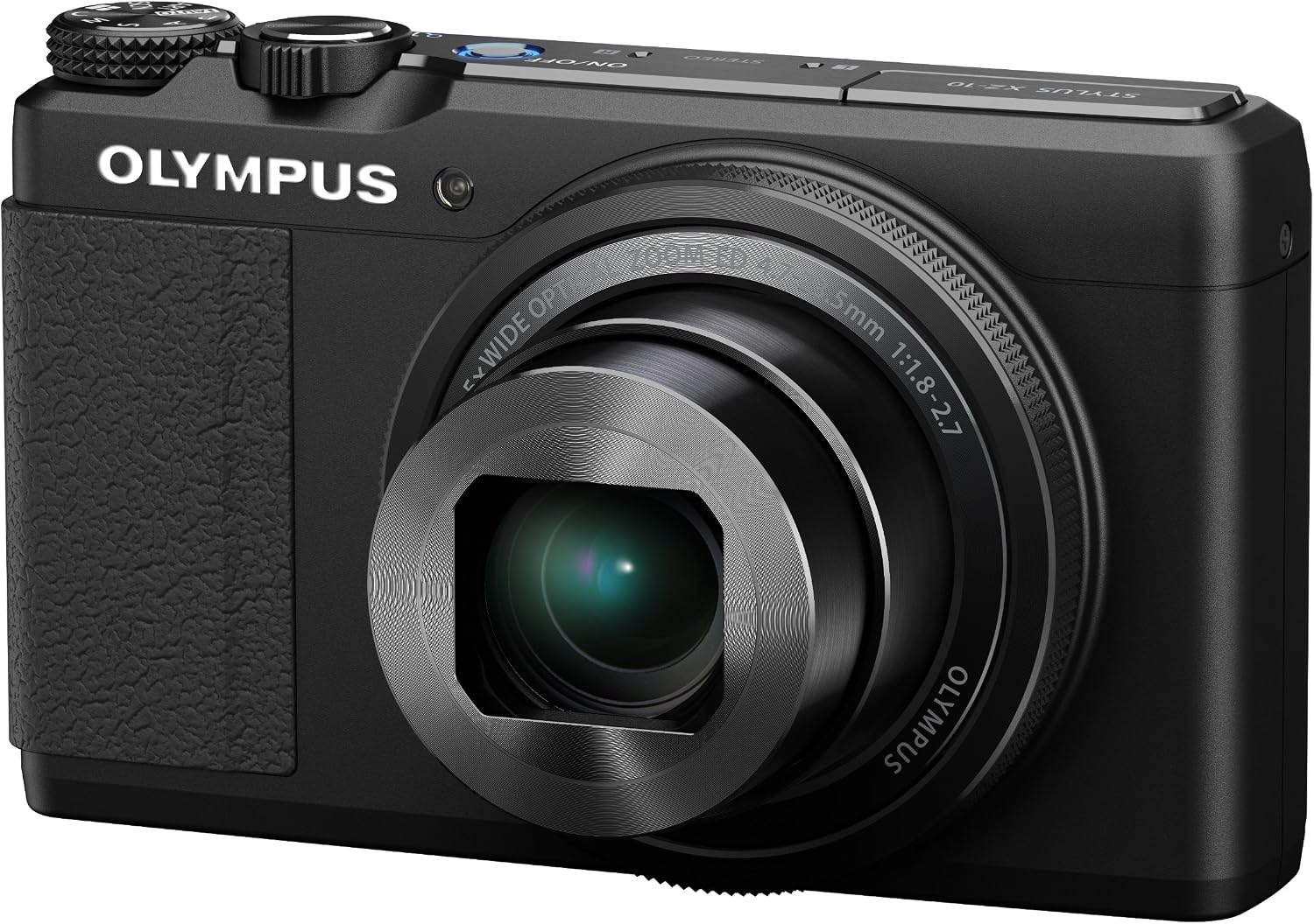 Olympus XZ-10 iHS 12MP Digital Camera with 5x Optical Image Stabilized Zoom and 3-Inch LCD (Black) - International Version (No Warranty)