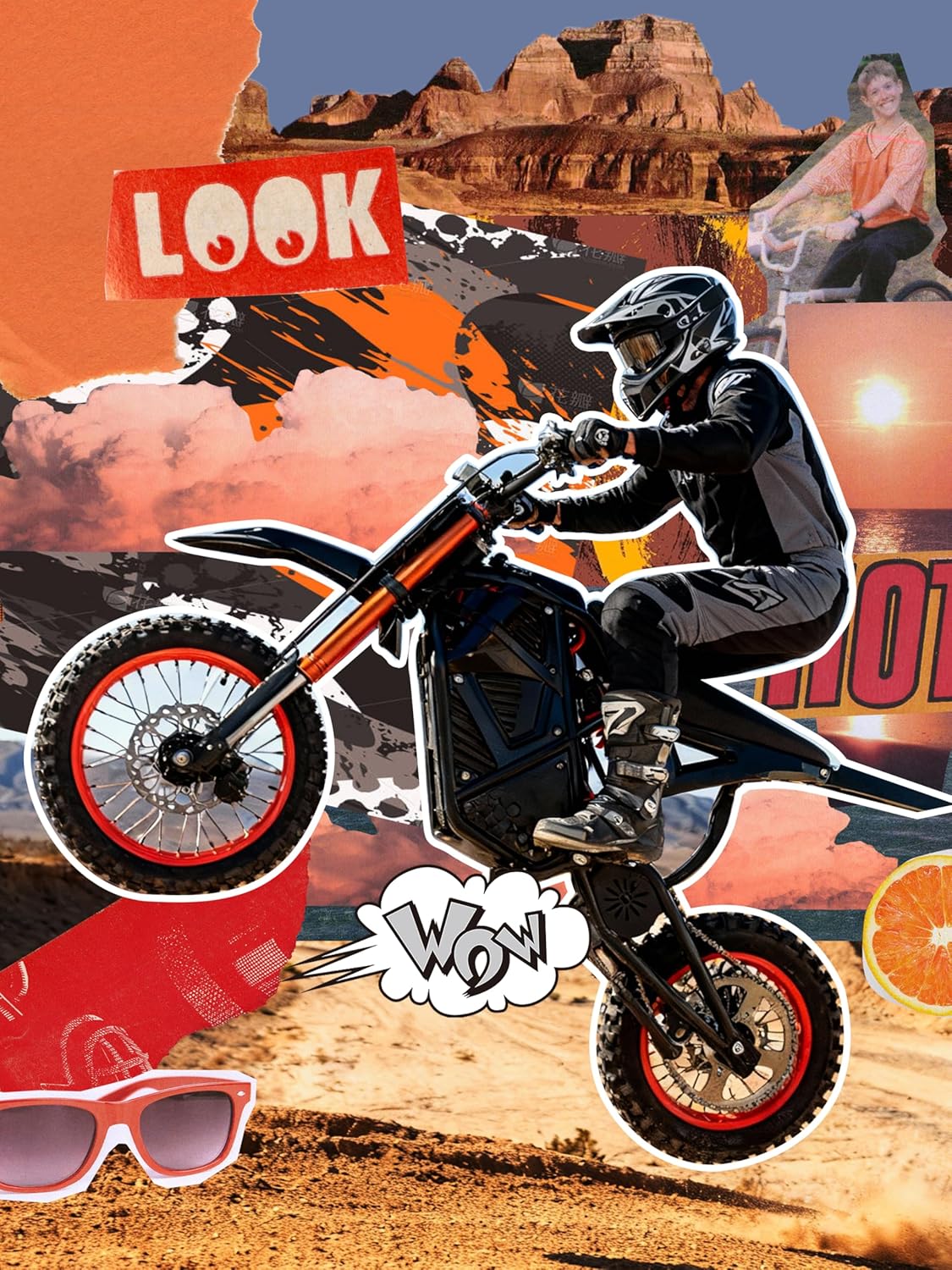 ESKUTE Electric Dirt Bike for Teens Adults, Mid-Drive Motor 3500W Peak, Electric Motorcycle 48V23Ah Battery, 53-Mile Range, 38mph, Hydraulic Nitrogen Dual Shock Absorbers
