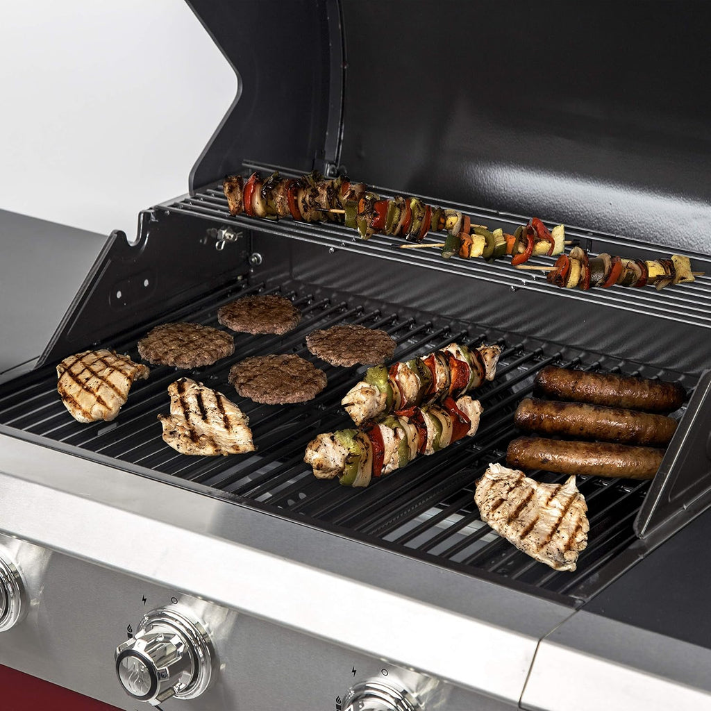 3 Burner Red LP Gas Grill