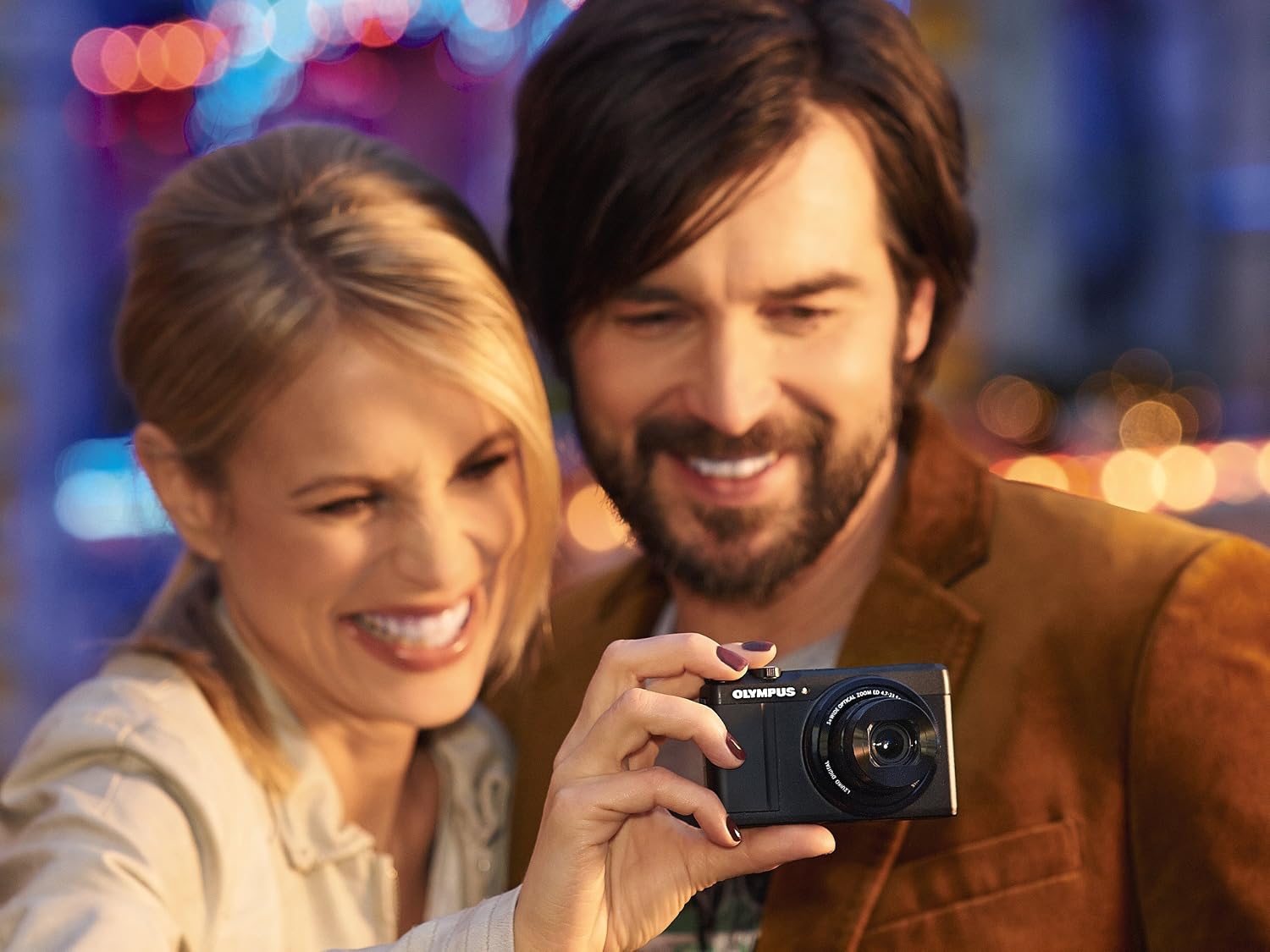 Olympus XZ-10 iHS 12MP Digital Camera with 5x Optical Image Stabilized Zoom and 3-Inch LCD (Black) - International Version (No Warranty)