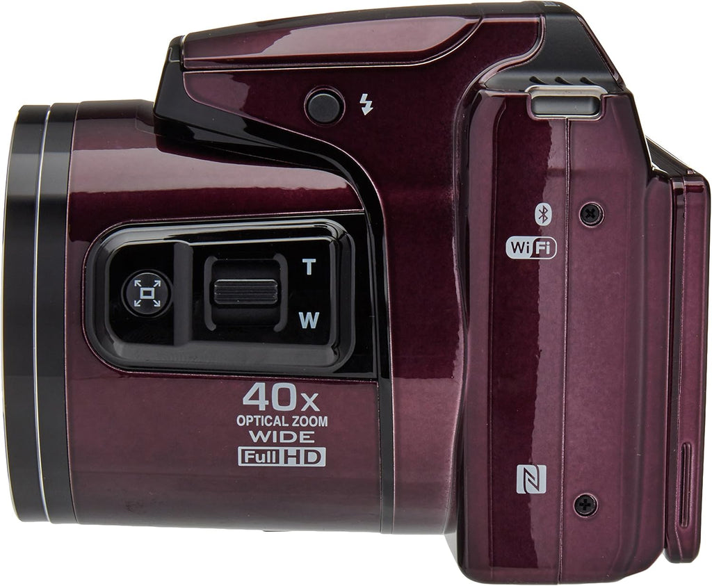 Nikon B500 16 MP Point & Shoot Digital Camera, Plum