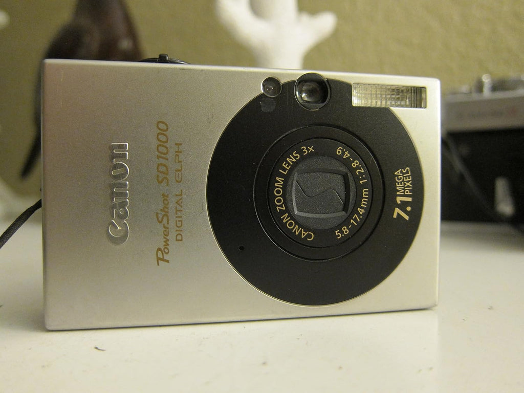 Canon PowerShot SD1000 7.1MP Digital Elph Camera with 3x Optical Zoom (Black) (OLD MODEL)