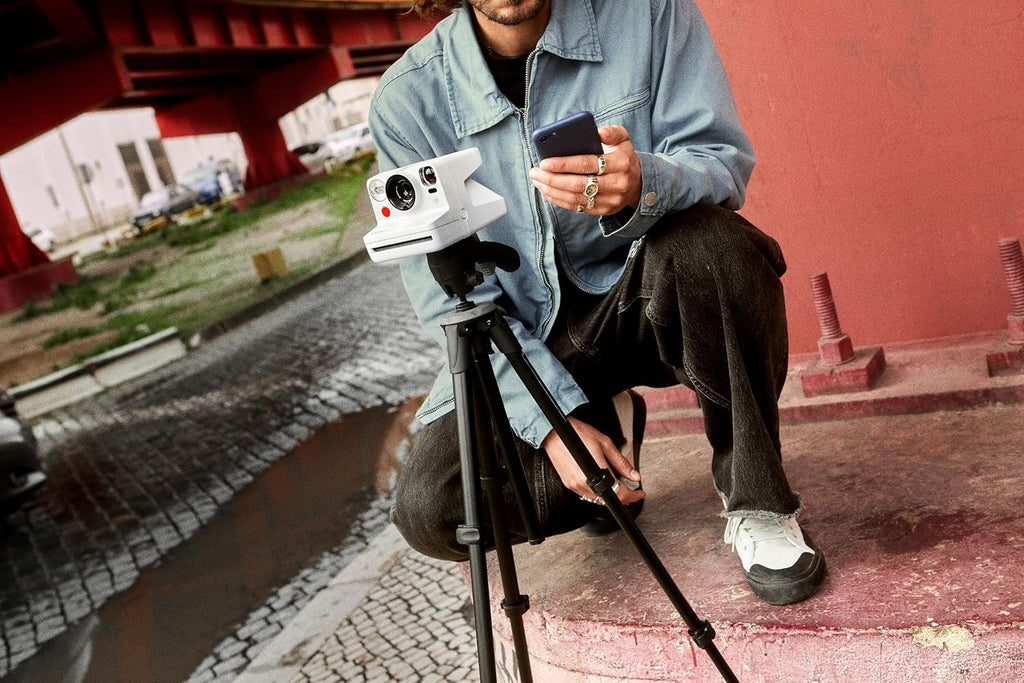 Polaroid Now+ 3rd Generation I-Type Instant Film Camera - Bluetooth Connected App Controlled - Coral - Camera Only No Film (9162)