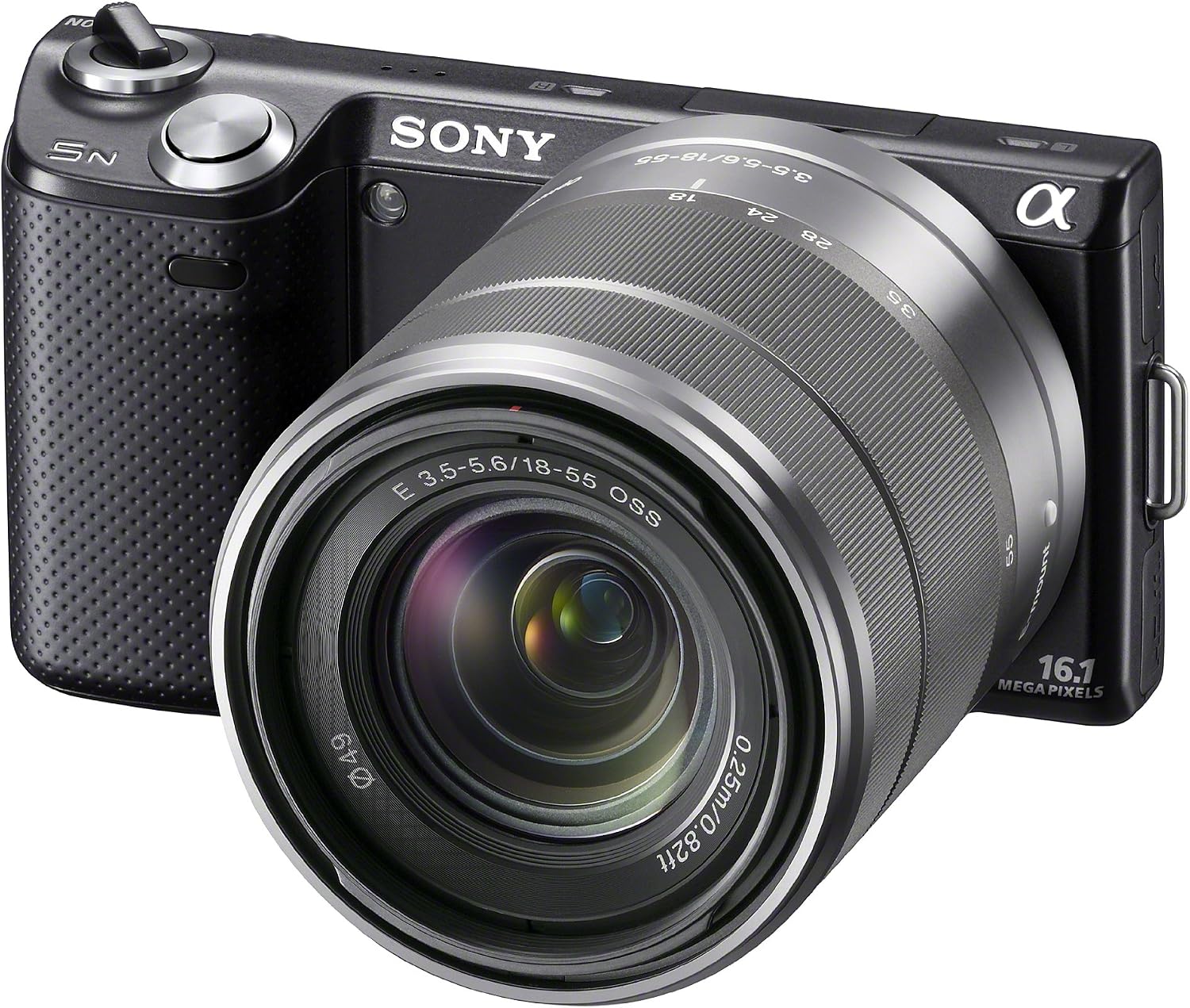 Sony NEX-5N 16.1 MP Compact Interchangeable Lens Touchscreen Camera with 18-55mm Lens (Black)