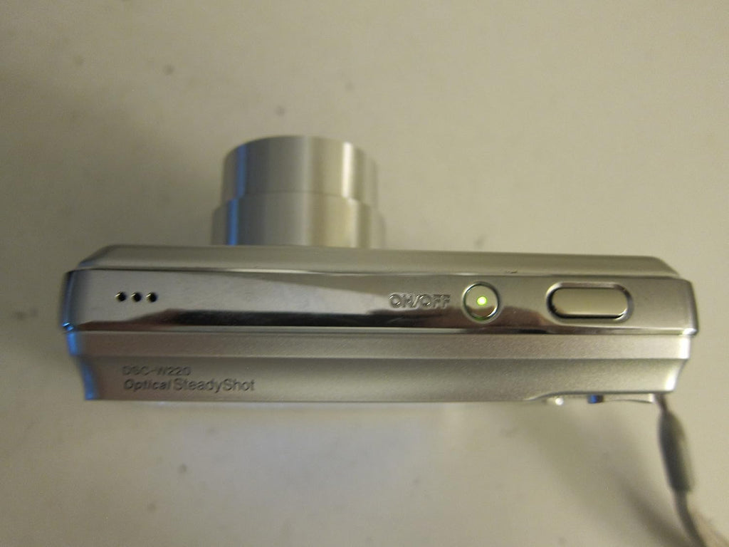 Sony Cybershot DSC-W220 12.1MP Digital Camera with 4x Optical Zoom with Super Steady Shot Image Stabilization (Silver)
