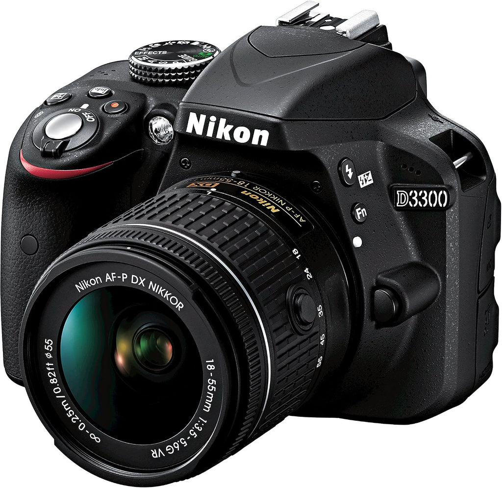 Nikon D3300 w/ AF-P DX 18-55mm VR Digital SLR – Black