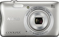 Nikon COOLPIX S3700 20MP Digital Camera with 8x Optical Zoom and Built-In Wi-Fi (Silver) (Renewed)
