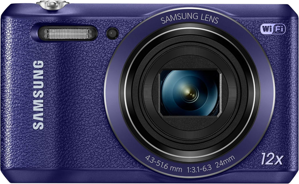 Samsung WB35F 16.2MP Smart WiFi & NFC Digital Camera with 12x Optical Zoom and 2.7' LCD (Plum)