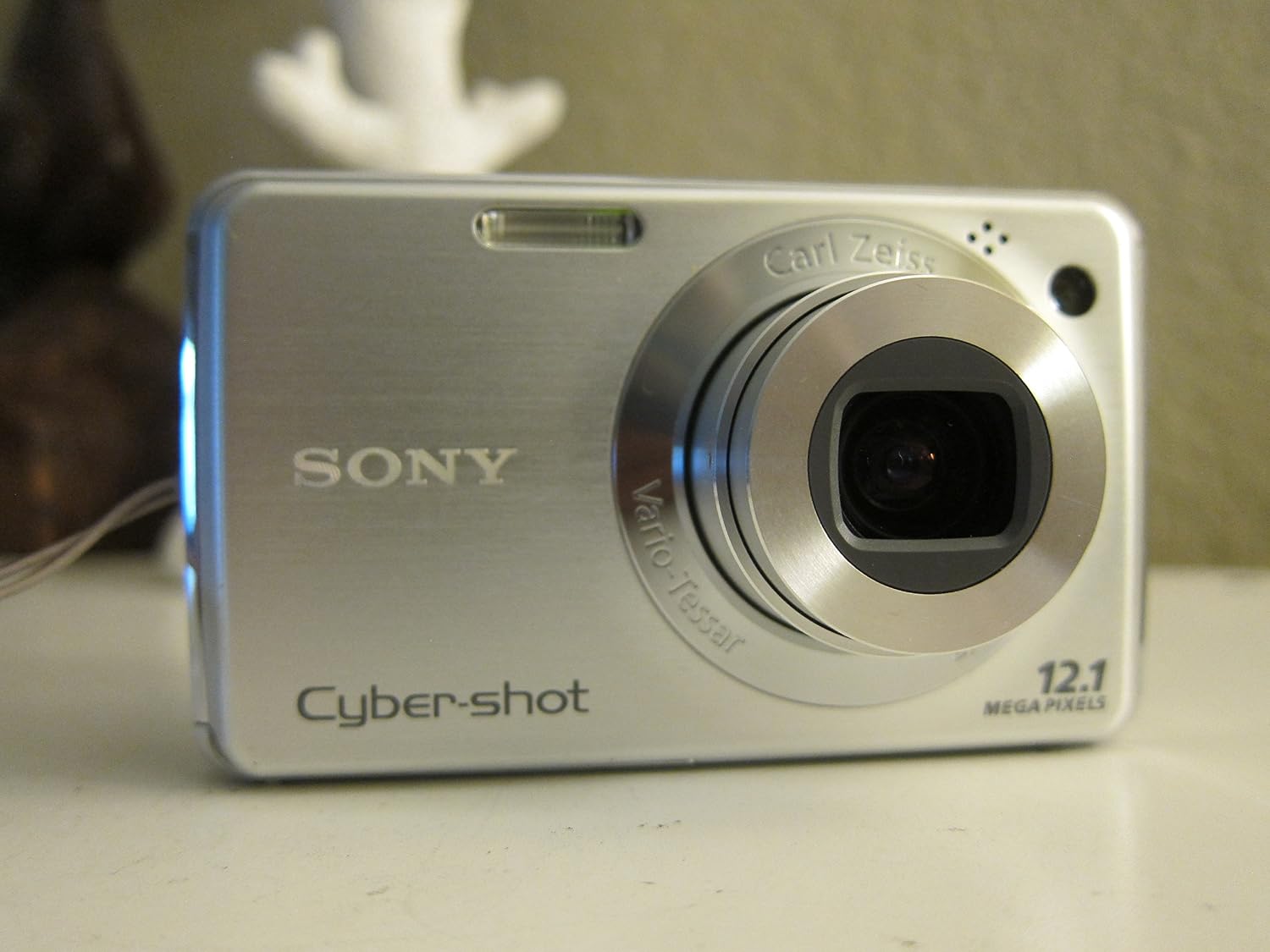 Sony Cybershot DSC-W220 12.1MP Digital Camera with 4x Optical Zoom with Super Steady Shot Image Stabilization (Silver)