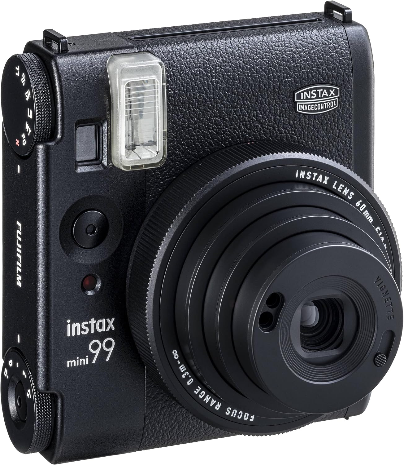Fujifilm Instax Mini 99 Instant Camera with Carrying Case + Fuji Instax Film Value Pack (20 Sheets) Accessories Bundle (Black)