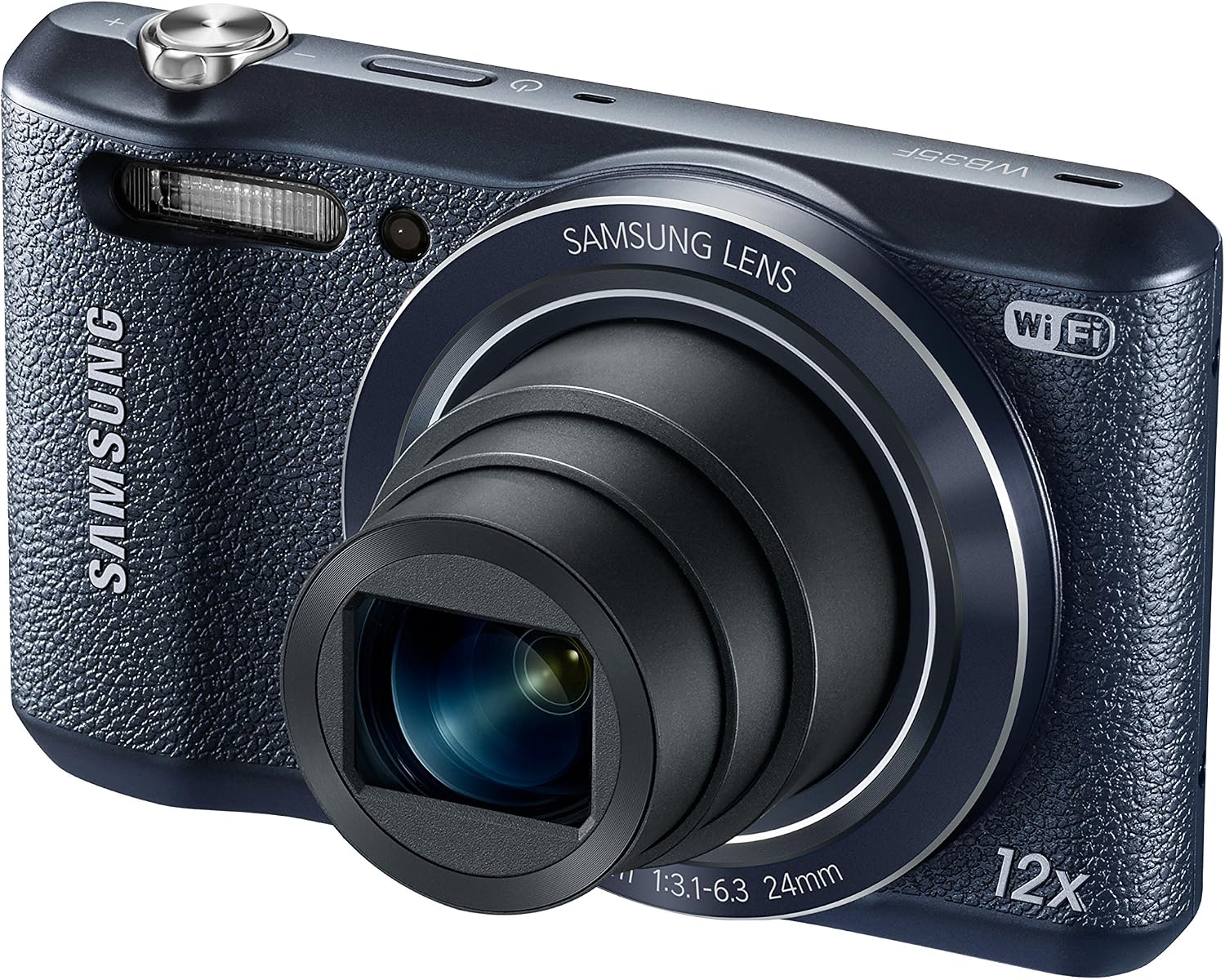 Samsung WB35F 16.2MP Smart WiFi & NFC Digital Camera with 12x Optical Zoom and 2.7' LCD (Black)