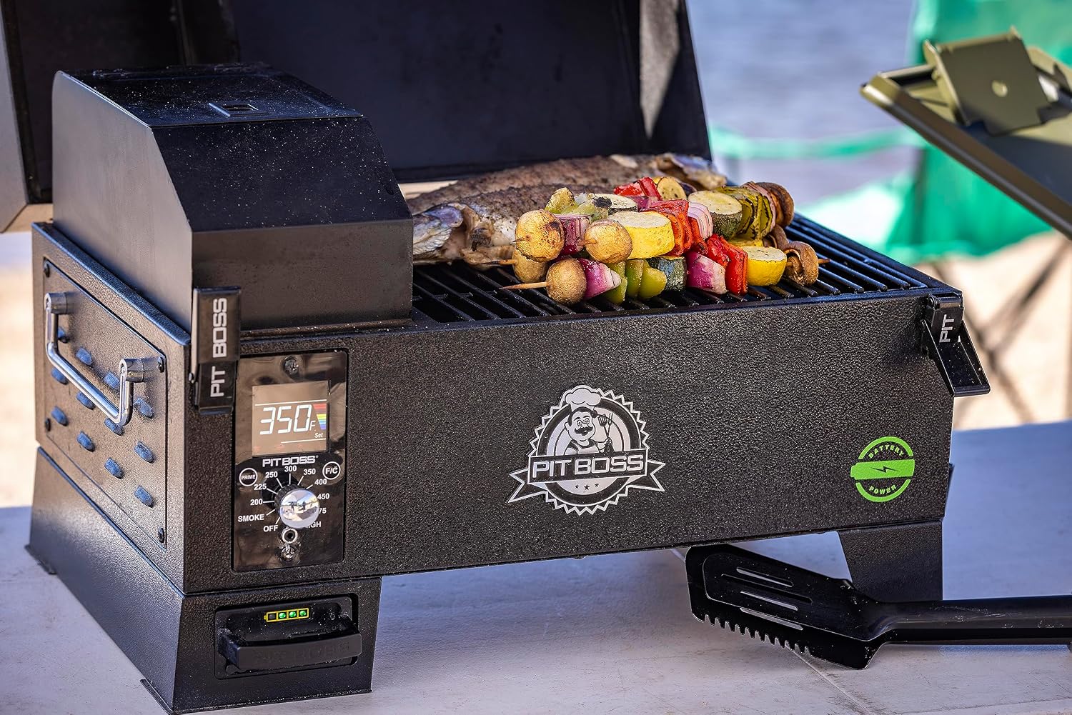 Pit Boss Portable Battery Powered Wood Pellet Grill