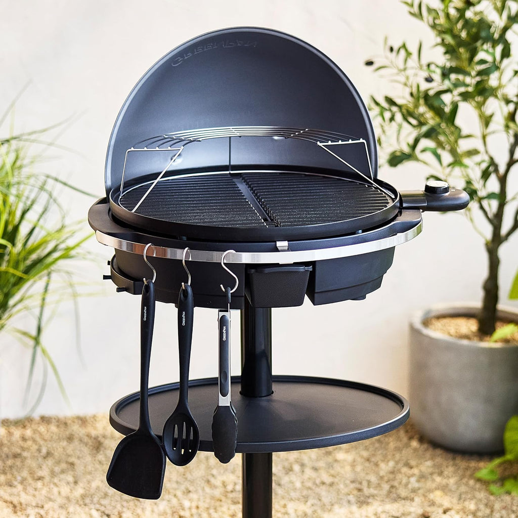 GreenPan 2-in-1 Portable Indoor/Outdoor Electric Grill & Griddle, Navy