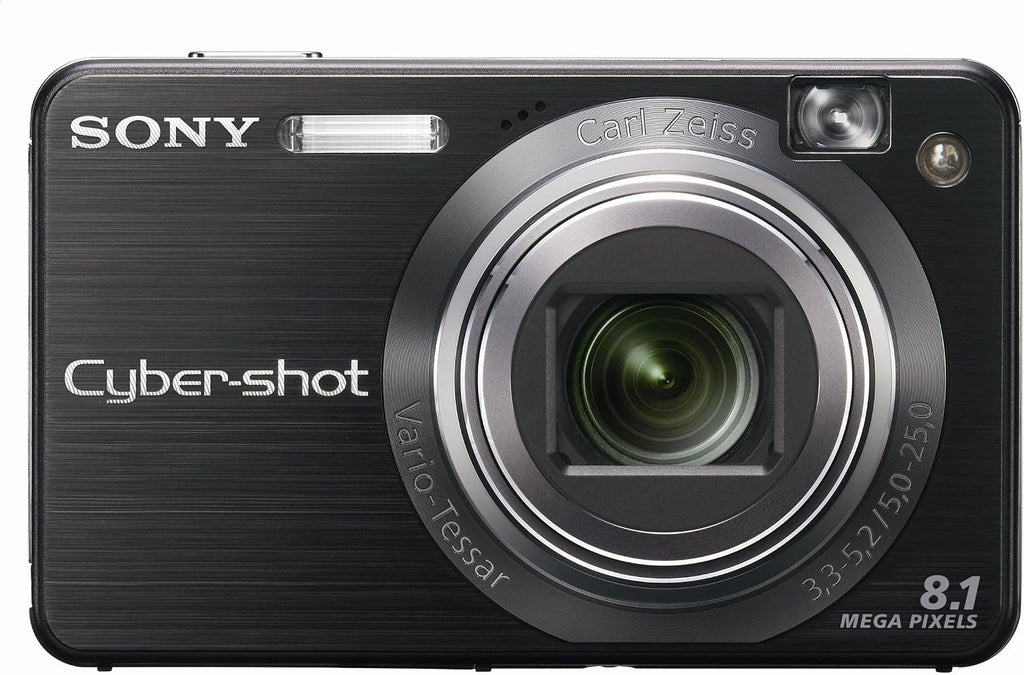 Sony Cybershot DSCW150/B 8.1MP Digital Camera with 5x Optical Zoom with Super Steady Shot (Black)