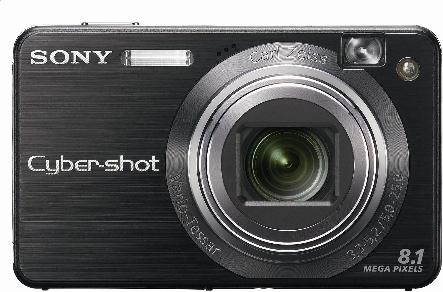 Sony Cybershot DSCW150/B 8.1MP Digital Camera with 5x Optical Zoom with Super Steady Shot (Black)