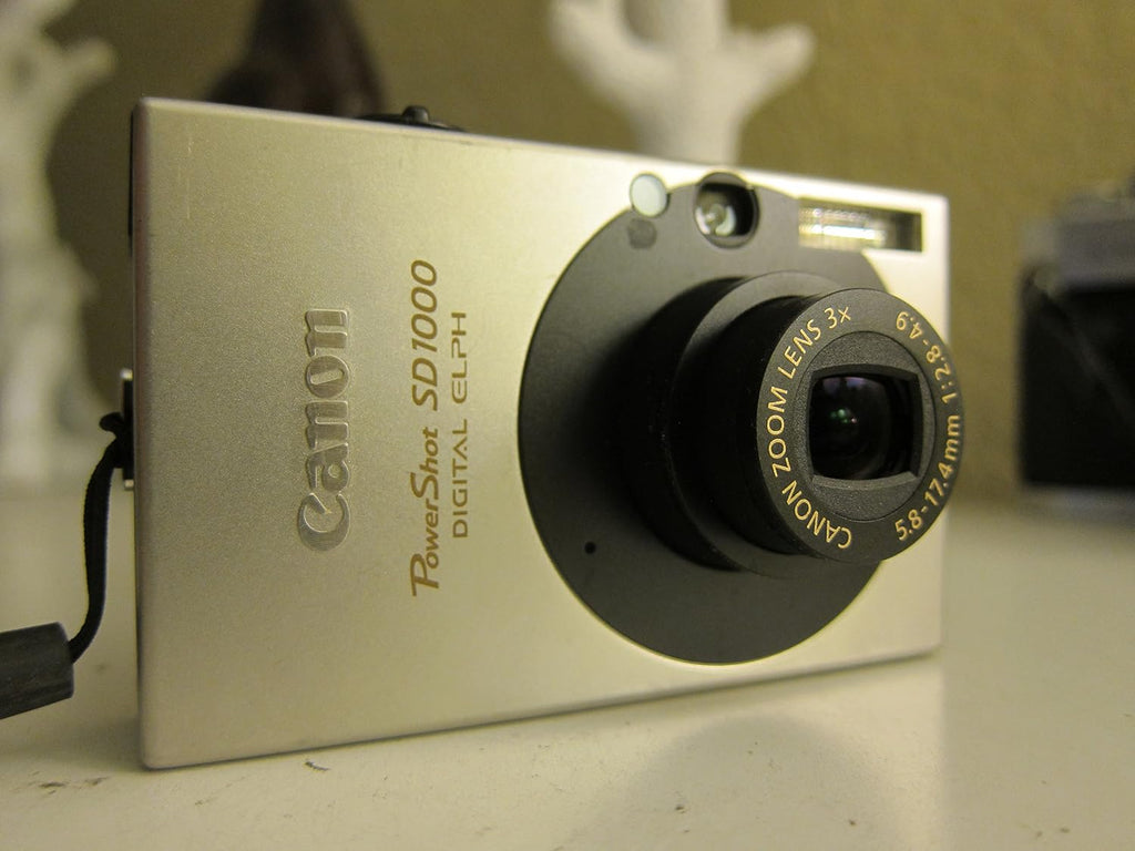 Canon PowerShot SD1000 7.1MP Digital Elph Camera with 3x Optical Zoom (Black) (OLD MODEL)