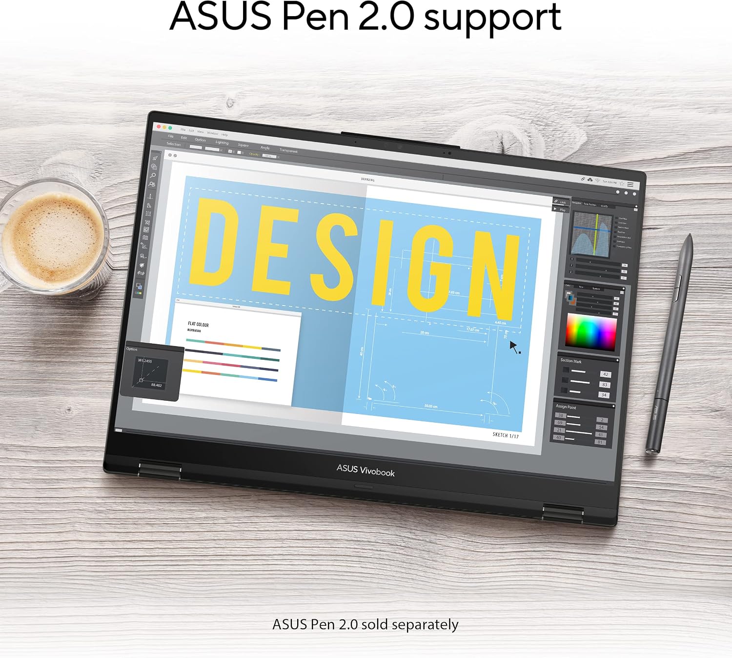 ASUS 2023 Vivobook S 16 Flip 16' WUXGA 16:10 Touch, Intel Core i5-13500H CPU, Intel HD Graphics, 8GB RAM, 512GB SSD, Stylus Supported, Windows 11 Home, Midnight Black, TP3604VA-DS51T
