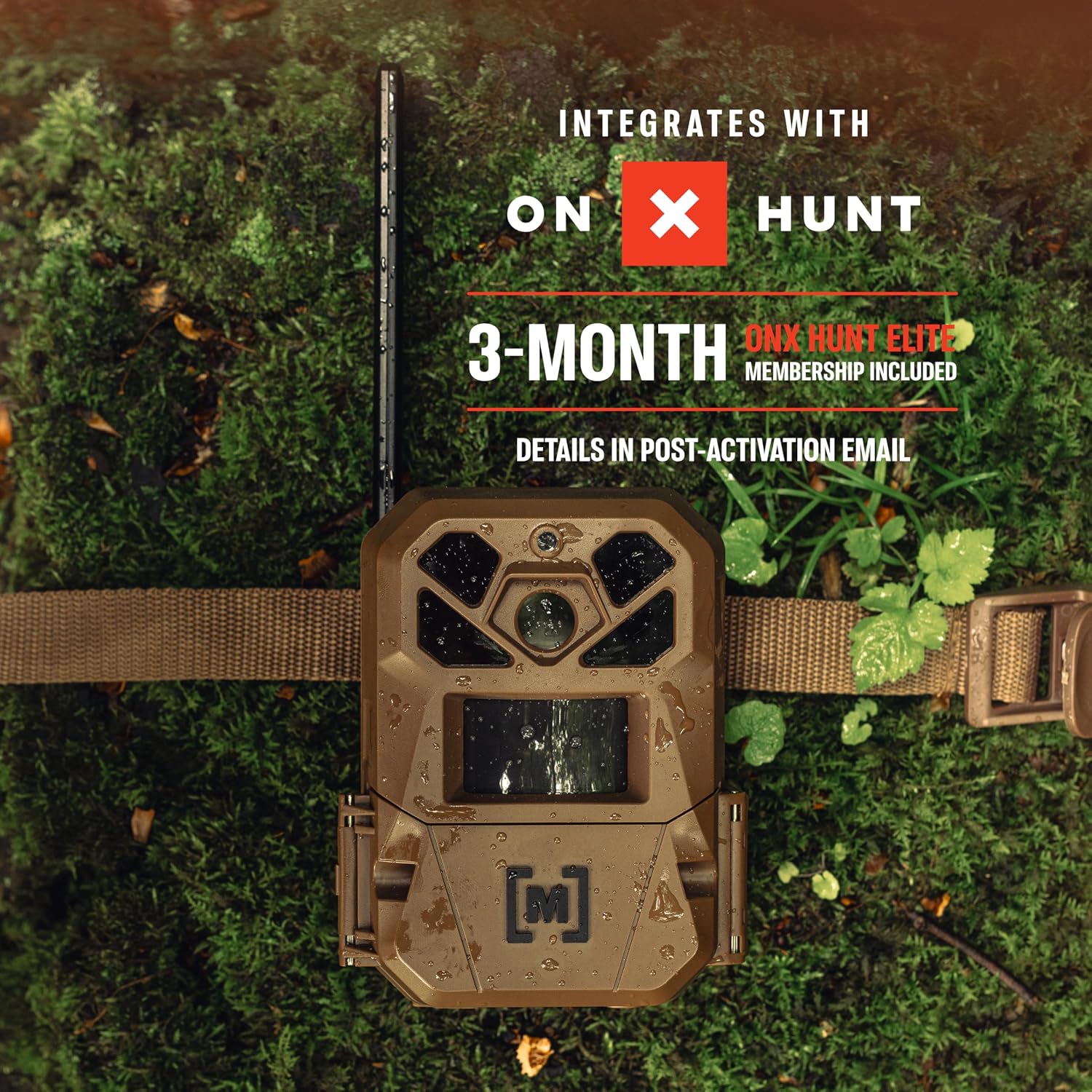 Moultrie Edge 3 Cellular Trail Camera Bundle with Flex Mount 2 – 40MP HD Photos, 1080p Video, Low-Glow Flash, GPS, Multi-Carrier Auto-Connect, Built-in Memory, 0.5s Trigger, AI Buck Detection