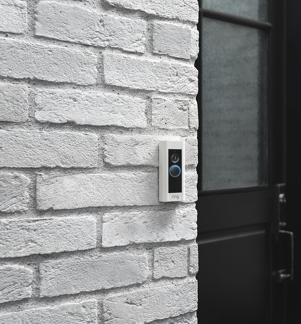 Like-New Ring Wired Doorbell Plus - Upgraded, with added security features and a sleek design (existing doorbell wiring required)